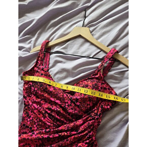 Miraclesuit Pink Floral One Piece Swimsuit - Picture 9 of 9